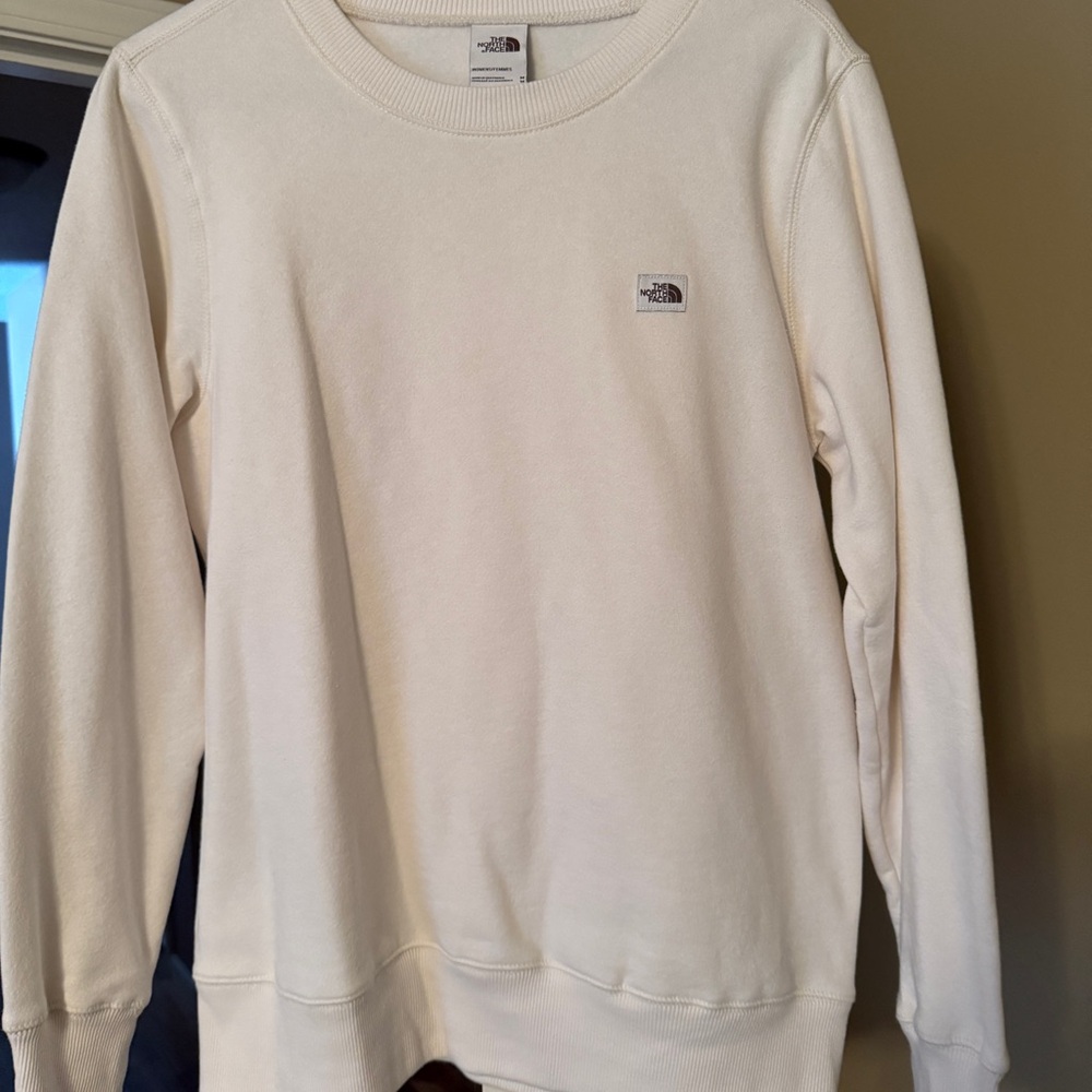 Men’s North Face White/cream Sweatshirt